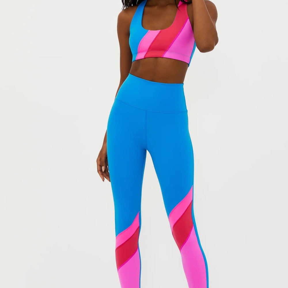 Beach Riot Rio Legging Orchid Colorblock M - Picture 2 of 2
